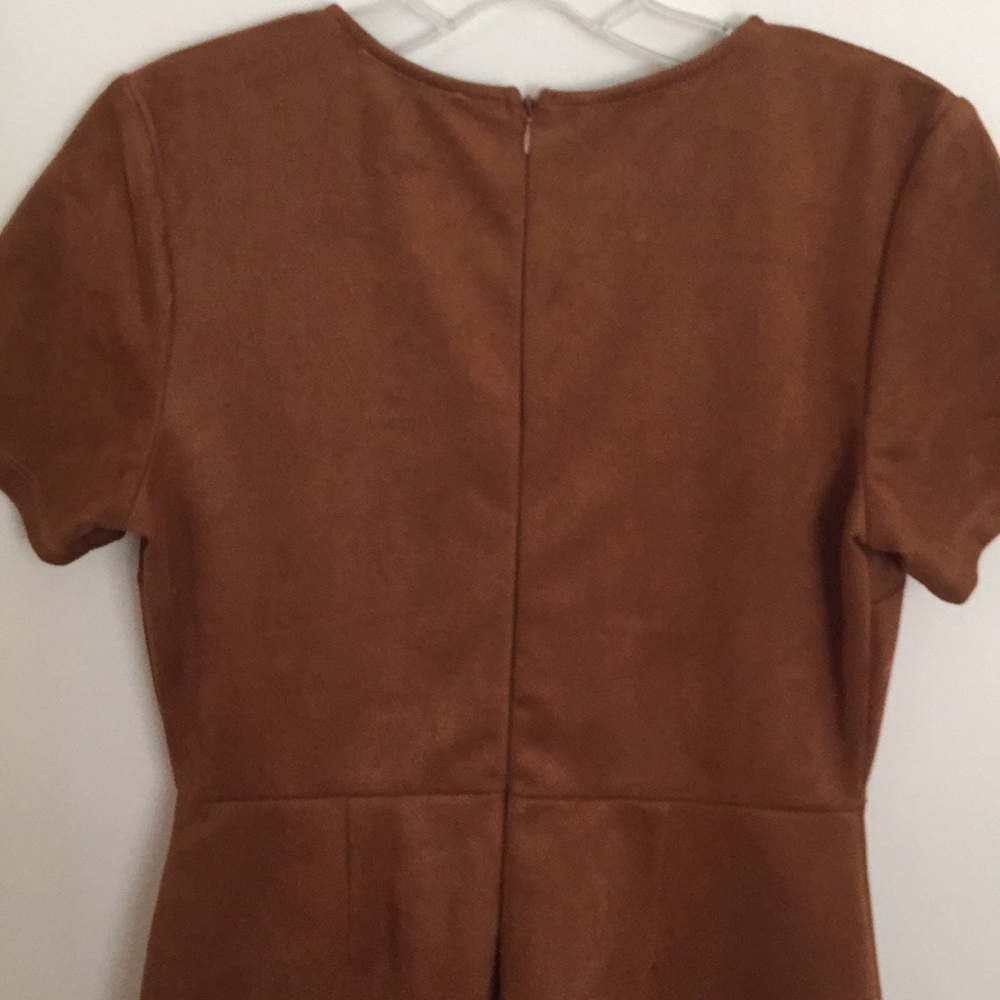 Faux suede dress - Picture 6 of 10